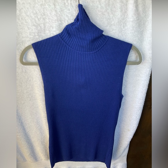 Chico’s Apparel Sleeveless Rib Pullover Galaxy; NWT; M/8 - Picture 11 of 14